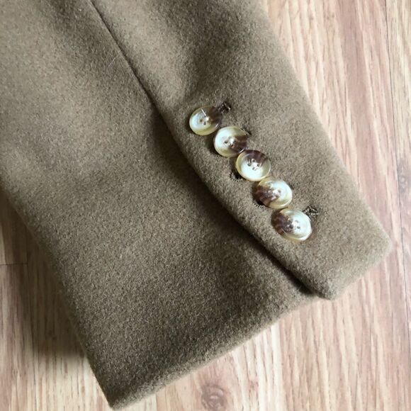 MICHAEL MICHAEL KORS Wool Blend Oversized Coat Dark Camel MF1202HF8P Women’s SM - Picture 12 of 14